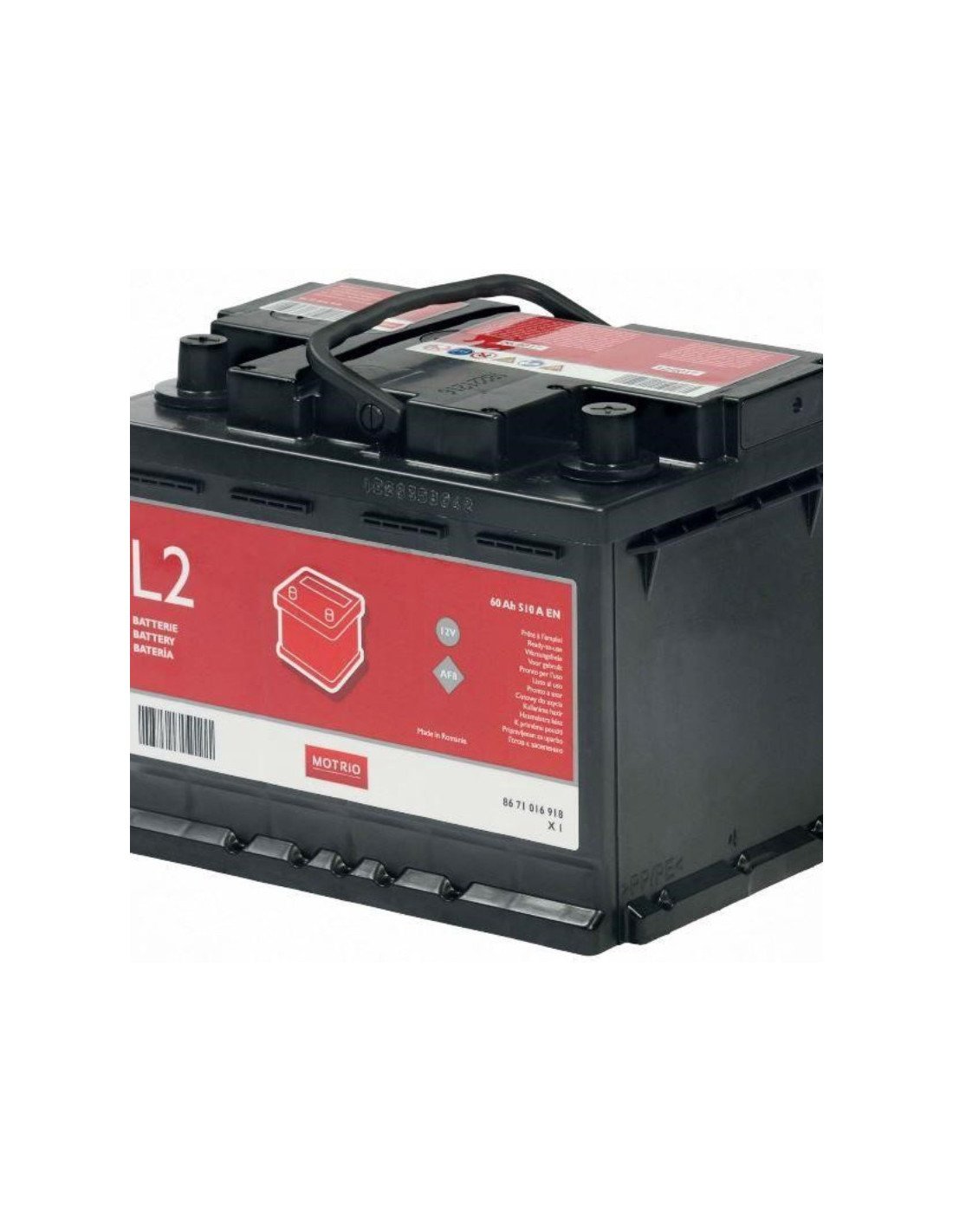 RENAULT MOTRIO - Batería de Plomo y Ácido 12V 60Ah 540A (8671016918)