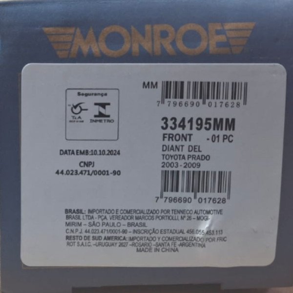MONROE - AMORTIGUADOR DELANTERO / TOYOTA PRADO TXL (334195MM)